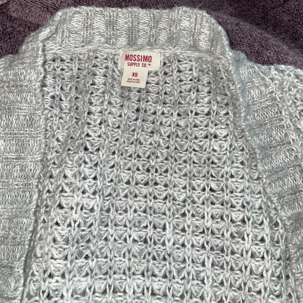 Grey cardigan